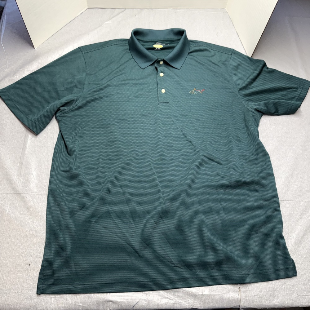 Greg Norman Play Dry Golf Polo Shirt Mens XL Green - Picture 1 of 9